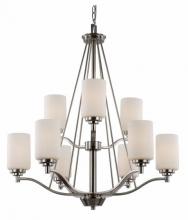 Trans Globe 70529 ROB - 9LT CHANDELIER-DOUBLE DISK-ROB